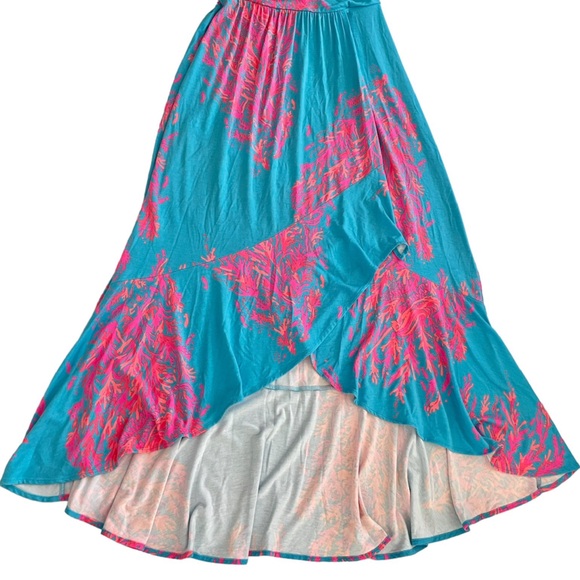 Lilly Pulitzer Moana Wrap Maxi Dress 🪸 - Picture 10 of 15